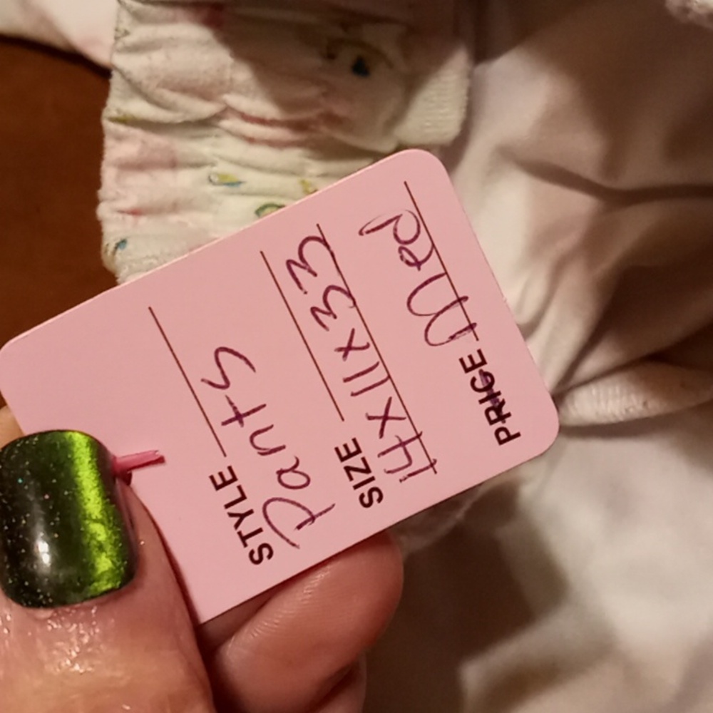 Sweet Honey Medium green With Bunnies Top With Matching pants - Picture 9 of 9